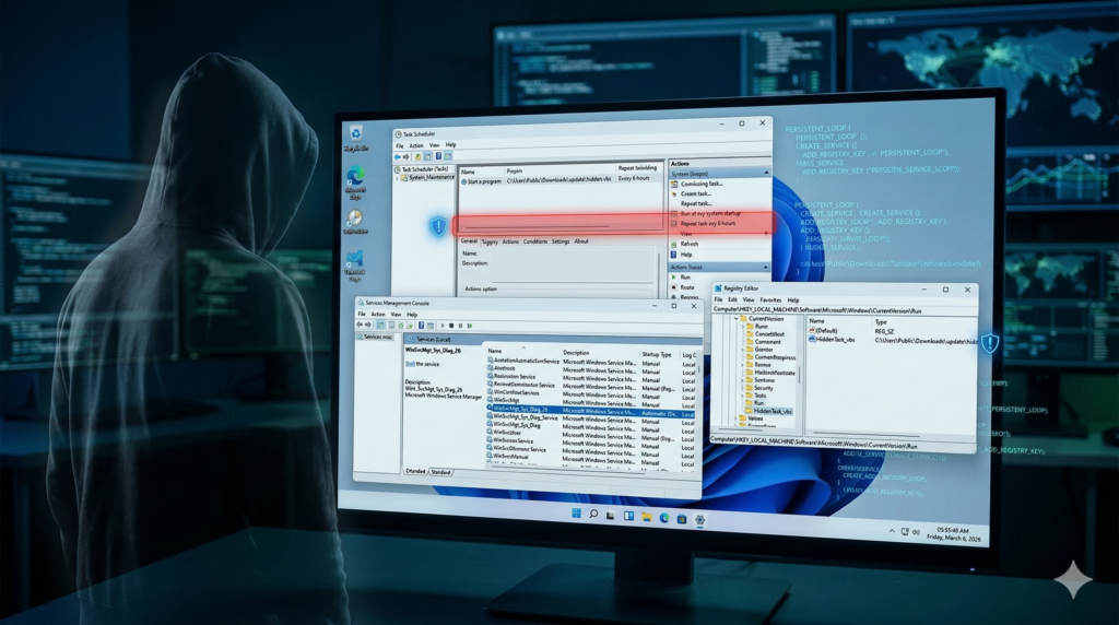 Persistence - ako funguje udržanie prístupu v sieti ?