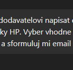 poziadavka mail