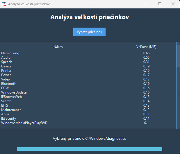 Analýza priečinkov v Python GUI Analýza priečinkov v Python GUI