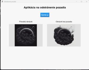Odstránenie pozadia obrázku v Python