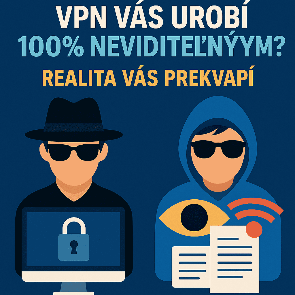 VPN vás urobí 100% neviditeľným