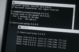 CMD príkazy v praxi: Porovnanie pathping vs ping