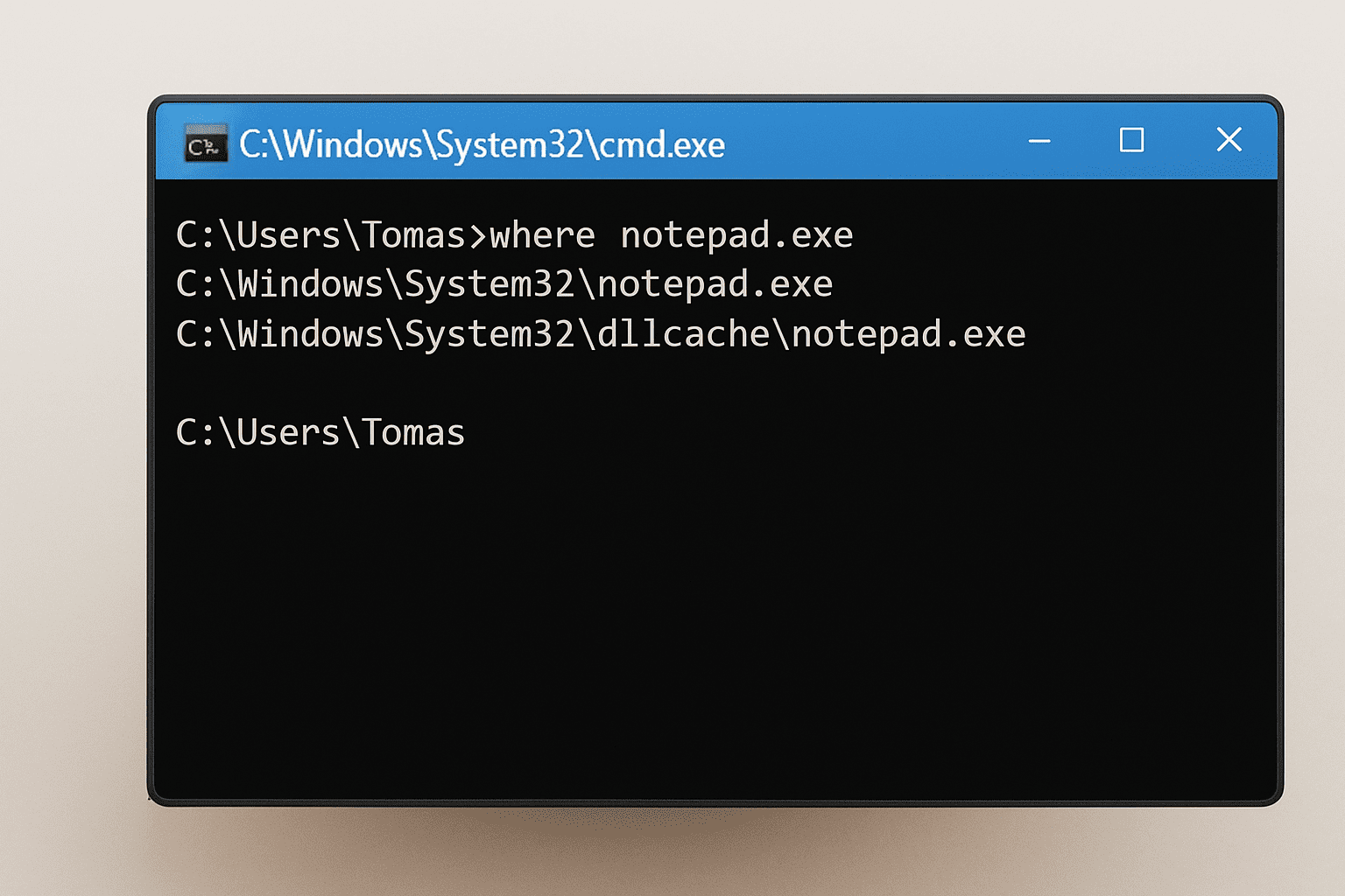 Príkaz where v CMD : Ako rýchlo nájsť systémové súbory a knižnice vo Windows? príkaz where v cmd