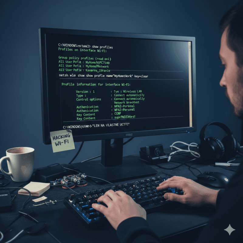 Ako zistiť heslo na wifi