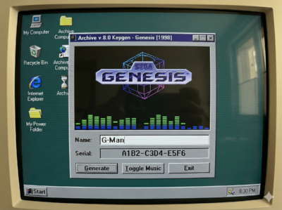 História crackov a keygenov: Ako Steam a cloud zabili pirátstvo Ako vyzeral keygen - ilustračný obrázok