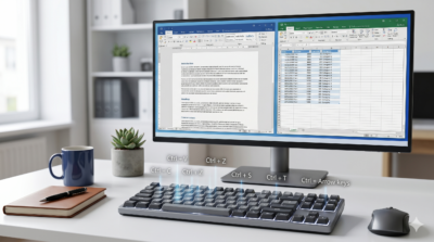 Klávesové skratky pre Word a Excel - Cheatsheet