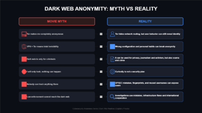 Anonymita na Darkwebe? Najväčšie klamstvo, ktorému veríte vďaka filmom Mýty a fakty o darkwebe - aká je realita ?